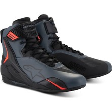 Alpinestars Faster-4 Korumalı Motosiklet Botu Siyah  Kırmızı