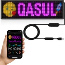 Su Geçirmez Süper Parlak Programlanabilir LED Matris Paneli Mağaza Otel Özel Metin Deseni 130CM