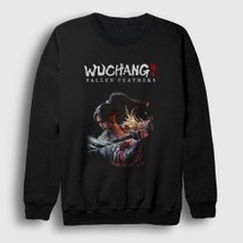 Presmono Unisex Siyah Poster Wuchang Fallen Feathers Sweatshirt