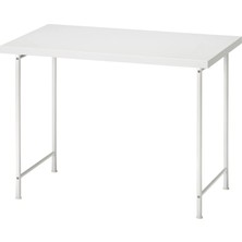 IKEA Lınnmon Çalışma Masası Beyaz 100 x 60 cm Ayarlanabilir Ayaklar