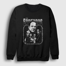 Presmono Unisex Siyah The Mob Sopranos Sweatshirt