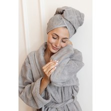 Bukle Bornoz, Şal Yaka Bornoz ,%100 Pamuklu Kadın / Erkek Unisex Bornoz