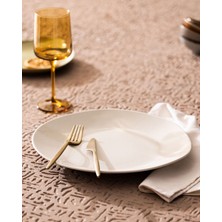 Madame Coco Souci Servis Tabağı - Krem - 30 cm