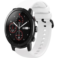 Tagomoon Amazfit Pace 2 Stratos Uyumlu Kordon Yumuşak Dokulu Soft Renk Tokalı Silikon Kayış