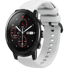 Tagomoon Amazfit Pace 2 Stratos Uyumlu Kordon Yumuşak Dokulu Soft Renk Tokalı Silikon Kayış