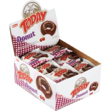 Elvan Today Donut Kek Vişneli 35 gr 24 Adet (1 Kutu)