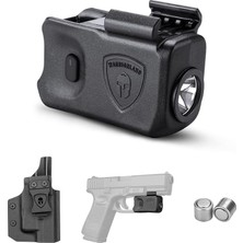 Warriorland Warrıorland Sl-1 Mini Pistol Light +Laser+ Kydex Holster (150 Lumen)  Glock 17/19/21/22 Gen 3?5 &