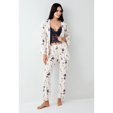 Arnetta Kadın Lacivert Pijama Takımı