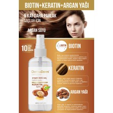 Dermaderm Keratin ve Kolajenli Argan Özlü Saç Bakım Sütü 250 Ml.
