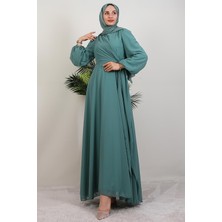 Perry Şifon Elbise Mint