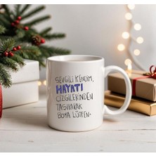 Arkadaşa Hediye Kupa Komik Yazılı Beyaz Bardak