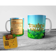 Stardew Valley Hot Chocolate Kupa Bardak ve Bardak Altlığı Seti