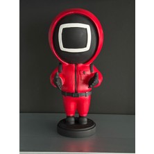 Mikkartdesign Squid Game Kırmızı Polyester Karakter