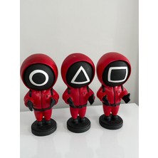 Mikkartdesign Squid Game Kırmızı Polyester Karakter