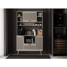 Melura Kahve Köşesi 120 cm %100 Mdf Çok Amaçlı Dolap