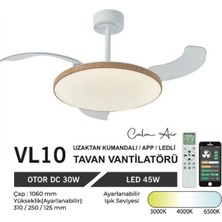 Orbus VL10 Uzaktan Kumandalı Tavan Vantilatörü