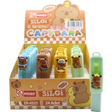 Mikro Cool Capybara Sürgülü Silgi (ER-4523) 24 Adet