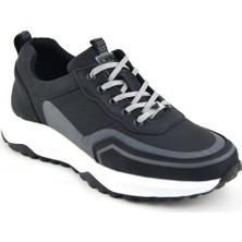 2604 Siyah Spor Hakiki Deri Ayakkabı