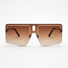 Toz Vintage Zarune Kahverengi Vintage & Retro Unisex Güneş Gözlüğü