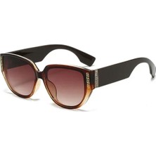 Toz Vintage Zureva Kahverengi Vintage & Retro Unisex Güneş Gözlüğü