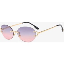 Toz Vintage Zavone Mor Pembe Vintage & Retro Unisex Güneş Gözlüğü
