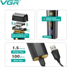 Vgr V-355 Pro 3D Yüzen Islak Kuru Elektrikli Tıraş Makinesi