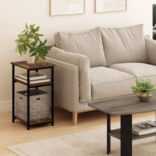 Nish 3 Raflı Yan Sehpa