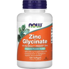 Now Zinc Glycinate, 120 Softgels
