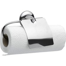 Dekoratif Kapaklı Paslanmaz Kağıt Havluluk Rulo Havlu Tutacağı