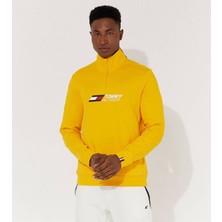 Tommy Hilfiger Essentials Logo Baskılı Sweatshirt