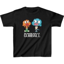 Çocuk Unisex Baskılı T-Shirt - Siyah