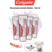 Colgate 4 Adet Hassasiyete Anında Çözüm 100 ml ve Rosie Hediye