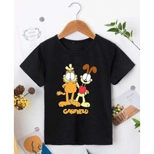 Çocuk Unisex Baskılı T-Shirt - Siyah