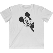 Çocuk Unisex Baskılı T-Shirt - Beyaz