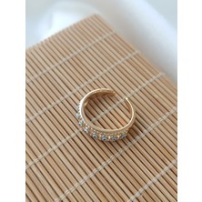 Rose Gold Nazar Boncuklu Yüzük
