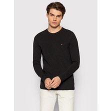 Tommy Hilfiger Uzun Kollu Erkek Basic Tshirt