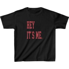 Çocuk Unisex Baskılı T-Shirt - Siyah