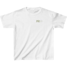 Unisex Çocuk Baskılı T-Shirt - Beyaz