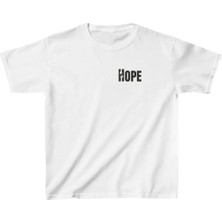 Unisex Çocuk Baskılı T-Shirt - Beyaz