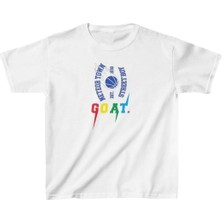 Unisex Çocuk Baskılı T-Shirt - Beyaz