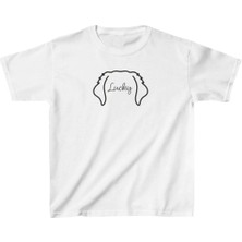 Unisex Çocuk Baskılı T-Shirt - Beyaz