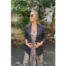 Tek Düğme Blazer Ceket