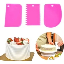 Pasta Hamur Şekillendirici Spatula Kesici Kazıyıcı Dekoratör Set