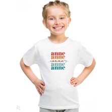 Unisex Çocuk Baskılı T-Shirt - Beyaz