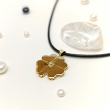 Yonca Kolye 14 Ayar Altın Hd Videolu