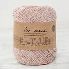 La Mia Re-Tweed Bej  Melanj El Örgü Ipi - L022