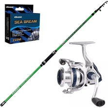 Okuma Aria 4000 - Kendo Spider Boat 210CM Teleskopik Olta Seti