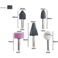 Büyük Boy 5 Parça Gravür Taşlama Seti (6m Büyük Boy) - Metal, Ahşap Oyma, Parlatma, Çapak Alma