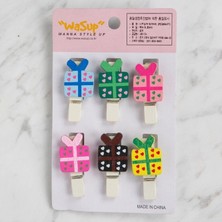 Loren Dekoratif Hediye Kutu Desenli Mandal 6 Lı