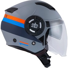 Pull In Open Face Helmet Graphic